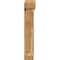 Ekena Millwork Traditional Slat Rough Sawn Bracket w/ Offset Brace, Western Red Cedar, 8"W x 36"D x 48"H BKT0806X36X48TRA06RWR - alternate 2